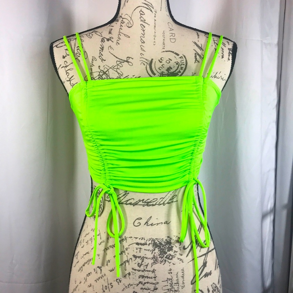 Neon crop top